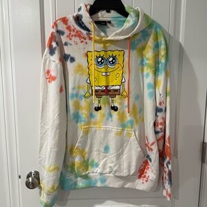 Nickelodeon SpongeBob Tie-Dye Hoodie Sweatshirt